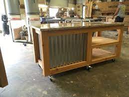 Maybe you would like to learn more about one of these? Grill Table With Sliding Barn Door And Corrugated Metal Grill Table Dining Table Decor Metal Dining Table
