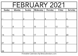 Just click print right from your browser. February 2021 Calendar Blank Printable Monthly Calendars