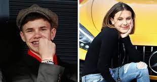Romeo beckham hat sich verliebt. Millie Bobby Brown And Romeo Beckham Are Reportedly Dating And His Mom Victoria Approves As She S A Huge Fan Meaww