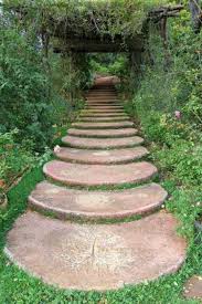 30 Simple And Affordable Wooden Garden Path Ideas Http Homedecors Info 30 Simple And Affordable Wooden Garden Stone Garden Paths Garden Paths Wooden Garden
