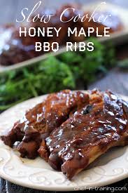Slow Cooker Honey Maple Bbq Ribs Chef In Training Recipe Recipes Rib Recipes Pork Recipes