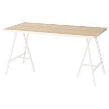 ikea linnmon lerberg tafel wit wit gelazuurd eikeneffect wit incl kunststof doppen die het tafelblad op z n plaats ikea ikea table linnmon table top