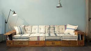 Storage Sofa Bed Like The Overall Design But Not The Cushion Fabrics Diy Sofa Sofa Design Kissen Sofa