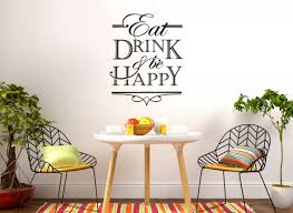 Wandtattoos selbst gestalten & wandtattoo spruch bestellen. Wandtattoo Spruch Eat Drink Be Happy W5400 Spruche Zitate Kuche Wandtattoos Nach Zimmer Wandtattoos Grandora De