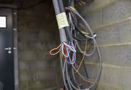 Electrical utilities deliver electricity through a masthead at the roof. 7 092 House Wiring Photos Free Royalty Free Stock Photos From Dreamstime