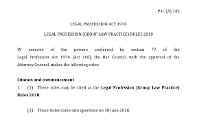 Uum llb (hons) has been recognized and gazetted in legal profession act 1976. Fatal Flaws In Malaysia S Legal Profession Group Law Practice Rules 2018