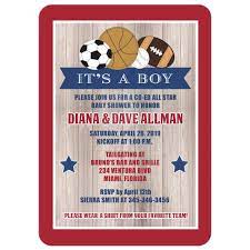 All Stars Sports Rustic Boy Baby Shower Invitation In 2021 Star Baby Shower Invitations Baby Shower Invitations For Boys Sports Baby Shower