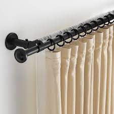 Storslagen Double Curtain Rod Set Black Ikea Double Rod Curtains Double Curtains Diy Curtain Rods