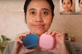 Mana yang lebih bagus? Inilah perbandingan cushion Skintific vs Glad2Glow,  ketahanannya lebih unggul merek ini