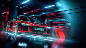 Full Cgi Of The Audi R8 A Set Of Personal Projects Audi Automotive Photography Red Sports Car