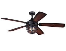 54 Black Wood Blade Ceiling Fan Remote Control Wet Rated Transitional Led Light Ebay