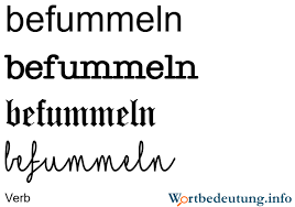 befummeln: Bedeutung, Definition ᐅ Wortbedeutung.info