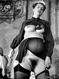 Porn image of german 50 bottomless pregnant upskirt 40s medieval created by  AI