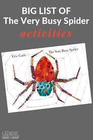 Letter themed spider activity for the very busy spider. Big List Of The Very Busy Spider Activities
