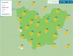 Bulletin d'information du 15 aout 2020. Eure La Meteo Du Samedi 15 Aout 2020 Et Les Fetes A Souhaiter L Impartial