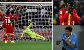 I do not own the footage. Asamoah Gyan Admits He Cried After Missing Penalty In Ghana S World Cup Defeat By Uruguay In 2010 Daily Mail Online
