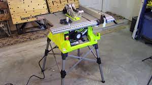 Each carpenter has unique goals for their new saw. How To Set Up Your New Ryobi Portable Table Saw Youtube Best Portable Table Saw Portable Table Saw Fine Woodworking