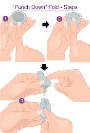 The punch down fold is pretty easy to do and creates a small insertion point. Folding The Venus Cup Venus Menstrual Cup