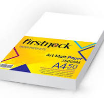 Firstnock White Cardstock A4 350GSM 50 Sheets Art Matt Paper for Business  Cards, Flyers, Prints, Educational Materials, Invitations, DIY Projects -  ...