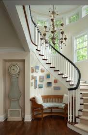 Pin By Nola Curtis On My Curved Staircase Curved Staircase Foyer Design Cottage Homes