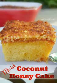 Coconut Honey Cake Honey Cake Recipe Easy Cake Recipes Coconut Recipes