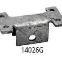 2-1/16" Rear Spring Hanger Bracket, Bolt on for Shackle Links, for 1-3/4"  Galvanized Springs