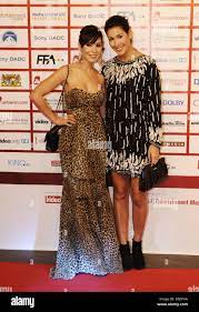 Sandra Ahrabian and her sister Samira at Entertainment Night 2011 at The  Westin Grand Arabellapark. Munich, Germany Stock Photo - Alamy