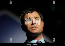 Geoff Freeman, president and CEO of the American Gaming Association, speaks  before the keynote address during G2E at the the Sands Expo and Convention  Center