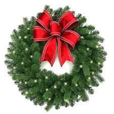 Christmas Wreaths Christmas Greenery The Home Depot