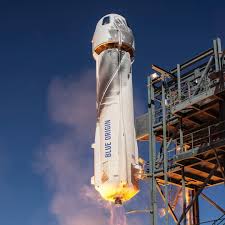The crew of four made history on board blue origin's new shepard. Amazon Billionaire Jeff Bezos Space Mission Ridiculed After People Liken Blue Origin Rocket To A Giant Todger Future Tech Trends