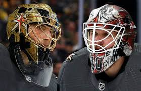 Search only for marc andre fleury mask The Great Goalie Debate Who Should Start For The Golden Knights In The Playoffs Las Vegas Sun Newspaper