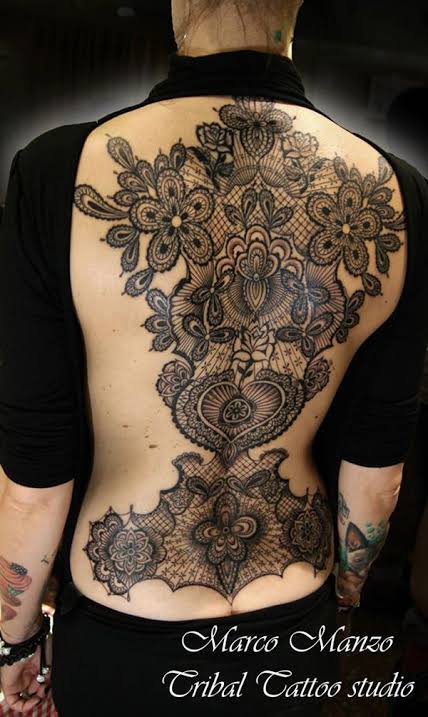Unveiling 60+ Alluring Lace Tattoos for Women | Art and Design