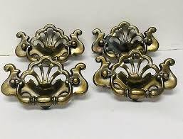 Great savings & free delivery / collection on many items. Vintage Brass Fan Drawer Pulls Set Of 4 Georgian Ethan Allen 3 Inch Ebay