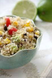 Tex Mex Quinoa Salad With Lime Vinaigrette Eat Drink Love