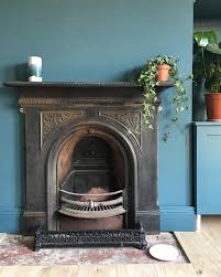Cast Iron Fireplace In London Victorian Terrace Interiors Victorian Fireplace Mantels Victorian Terrace Interior Victorian Fireplace