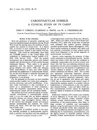 Image result for Cardiovascular Syphilis