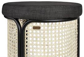 Do you assume woven rattan bar stools appears to be like nice? Casa Padrino Designer Bar Stool Black Natural O 40 5 X H 75 5 Cm Round Upholstered Bar Chair With Fine Rattan Weave And Powder Coated Steel Frame
