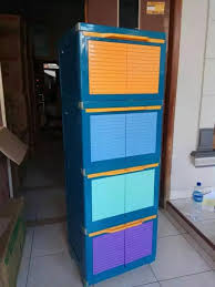 Produk ini asli dari faza mebel furniture jepara. Free Ongkir Lemari Susun Lemari Pintu Kanan Kiri Cabinet Lemari Pakaian Miniclub Club Lemari Plastik Miniclub 4 Susun Lazada Indonesia