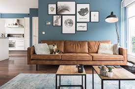 Woonkamer Bijzettafels Vlojo Bank Be Pure Home Rodeo Cognac Vintage Carpet Desenio Wall Art Posters Kleur Op De Muur Boreal Blue Gamma Sala De Estar De Casa Sala De Estar Em