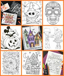 Treat kids to fun coloring page. Free Halloween Coloring Pages For Adults Kids Happiness Is Homemade