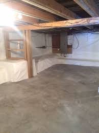 How To Transform A Damp Dark Basement With A Dirt Floor Dark Basement Basement Remodeling Small Basement Remodel