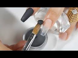 Uñas acrílicas 2018 uñas acrílicas 2018. Unas Acrilicas Echas Completamente Con Acrilico Negro Sin Encapsular Diseno Extremadamente Elegante Youtube