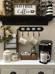 A coffee bar shelf is something you should really pay attention to. 28 Best Coffee Bar Ideas To Kickstart Your Days In 2021
