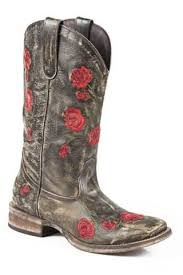 Cowgirl boots with red roses. Buy Red Rose Boots Cheap Online