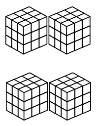 Rubik's cube printable coloring pages for free. Cube Coloring Pages Coloring Home