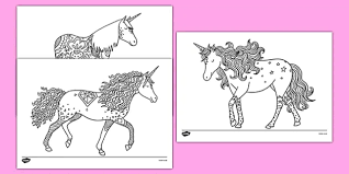 9 printable unicorn coloring pages. Free Unicorn Printable Colouring Unicorn To Colour In
