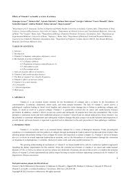Its importance has been recorded in many studies. Pdf Effects Of Vitamin C On Health A Review Of Evidence
