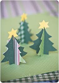 Make lovely decorations and gifts! 10 Diy Paper Tabletop Christmas Trees Shelterness