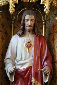 Sacred Heart of Jesus, Altar in the Saint Joseph Church in Slatina, Croatia  Stock Photo - Image of spiritual, heart: 185551170