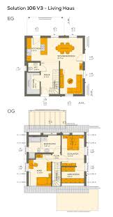 Grundriss Einfamilienhaus Mit Satteldach Architektur Gaube 3 Zimmer 100 Qm Wfl Erdgeschoss Terrass Grundriss Einfamilienhaus Einfamilienhaus Living Haus